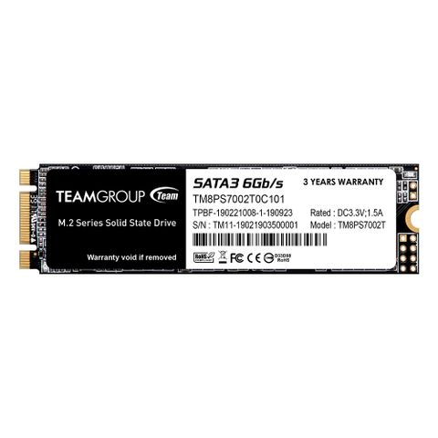 【福利品】TEAM十銓 MS30 M.2-2280 SATAIII 2TB 固態硬碟