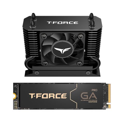 TEAM十銓 電競T-FORCE GA PRO 8TB PCIe Gen5 M.2 SSD 固態硬碟 風扇組合包