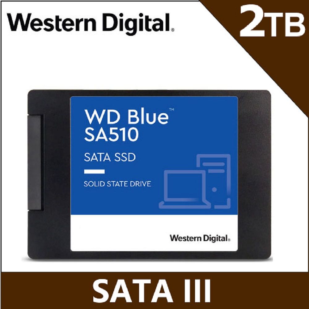  WD 藍標 SA510 2TB 2.5吋SATA SSD