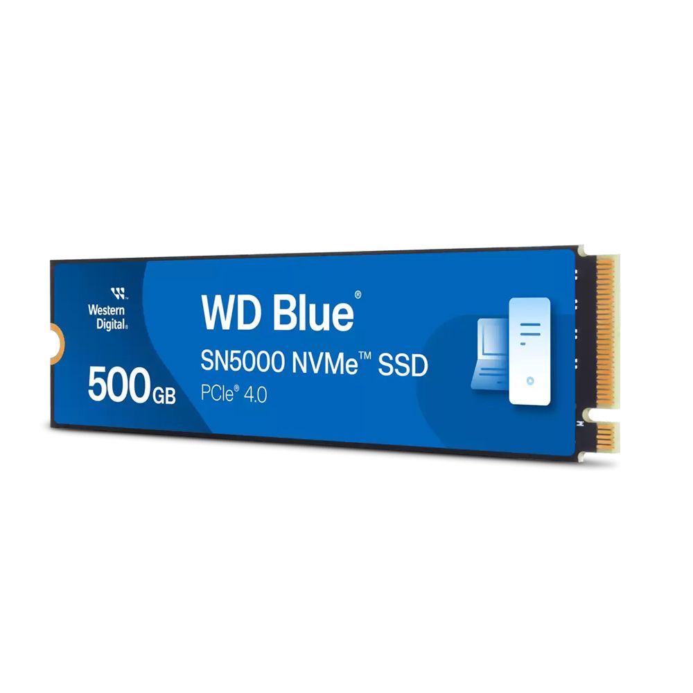 WD 威騰 BLUE 藍標 SN5000 500GB Gen4 NVMe PCIe SSD固態硬碟(WDS500G4B0E)