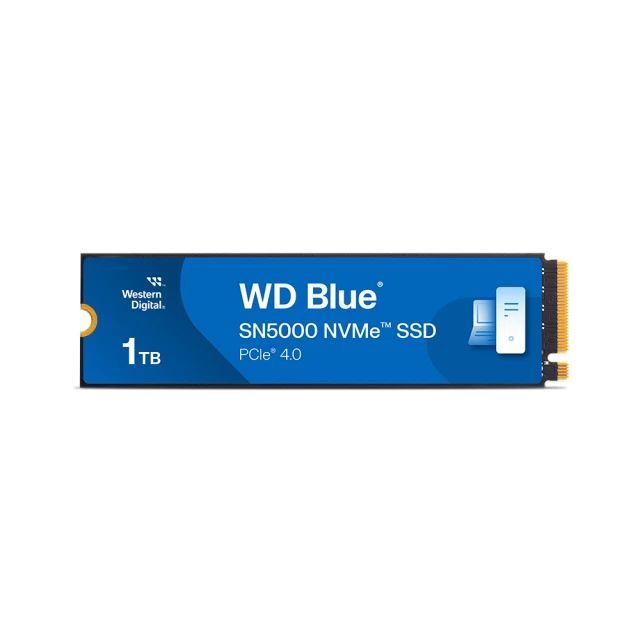 WD 威騰 BLUE 藍標 SN5000 1TB Gen4 NVMe PCIe SSD固態硬碟(WDS100T4B0E)