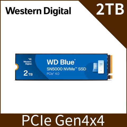 WD 藍標 SN5000 2TB M.2 PCIe 4.0 NVMe SSD
