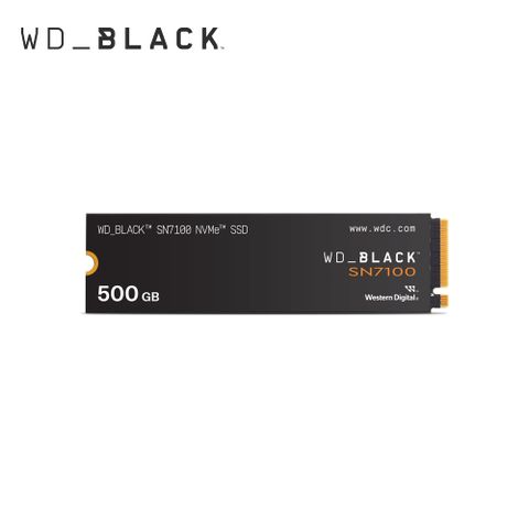 WD 威騰 黑標 SN7100 500GB M.2 PCIe 4.0 NVMe SSD 固態硬碟