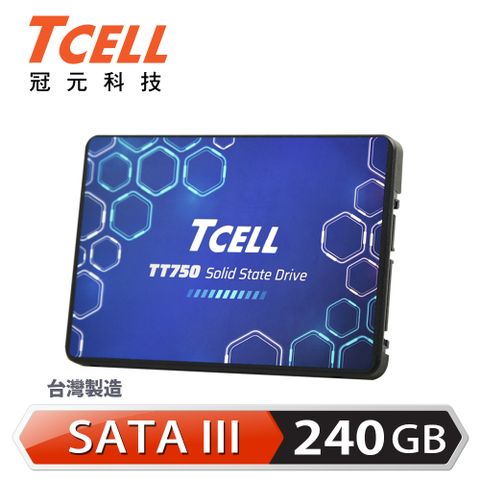 TCELL 冠元 - TT750 240GB 2.5吋 SATAIII SSD固態硬碟