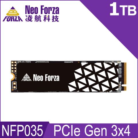 買就送7-11商品卡 $50元(限量送完為止)Neo Forza 凌航 NFP035 1TB Gen3 PCIe SSD固態硬碟