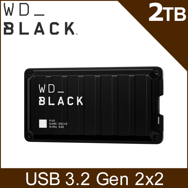 WD BLACK P50 2TB 外接式固態硬碟SSD - PChome 24h購物