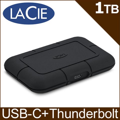 抗摔防水💪強悍耐撞【LaCie】Rugged SSD Pro Thunderbolt 3 1TB 高速行動固態硬碟 (STHZ1000800)