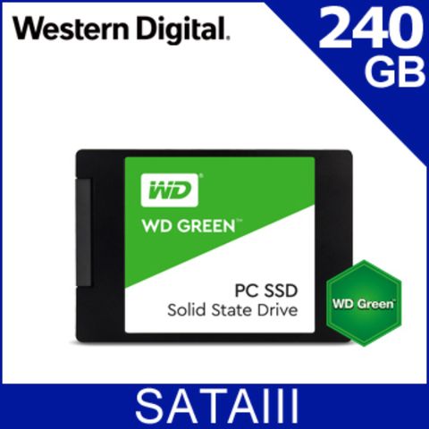 WD 綠標 SSD 240GB 2.5吋固態硬碟