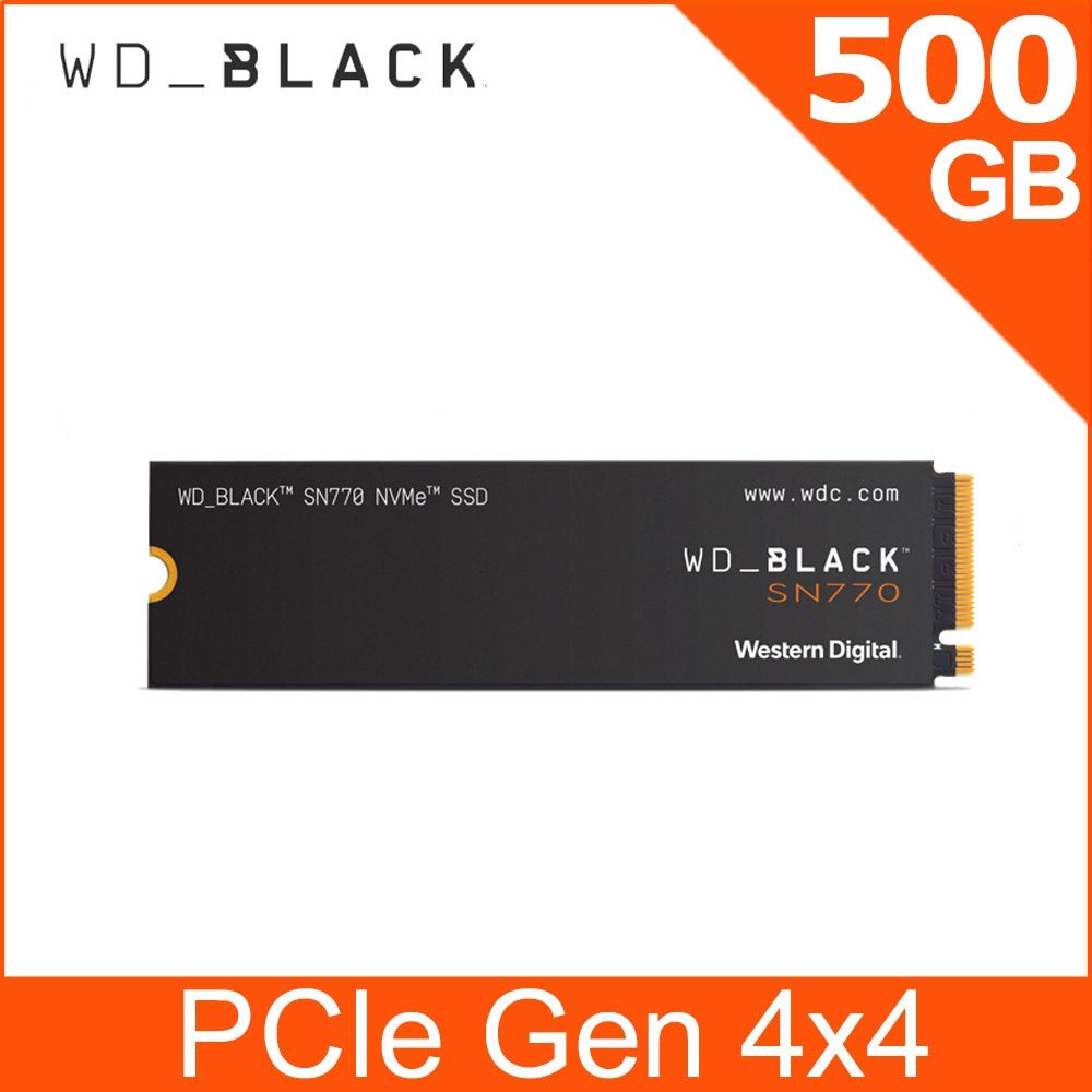 WD 黑標SN770 1TB NVMe M.2 PCIe SSD - PChome 24h購物