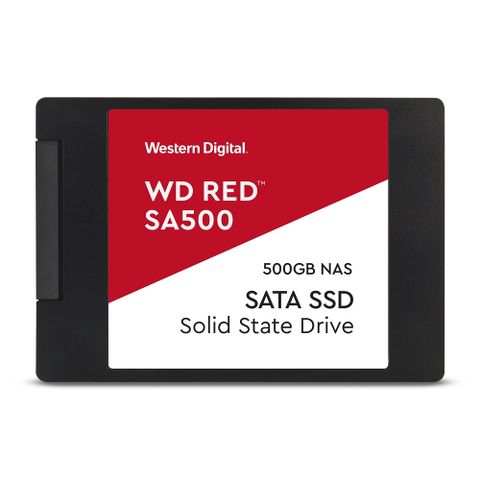 WD 紅標 SA500 500GB SSD 2.5吋NAS固態硬碟(WDS500G1R0A)