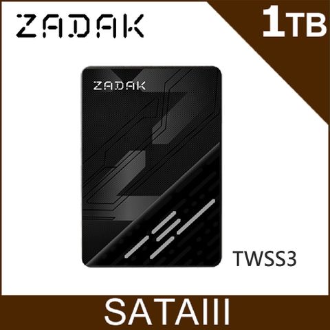 Apacer宇瞻 ZADAK TWSS3 1TB 2.5吋 SATA3 SSD
