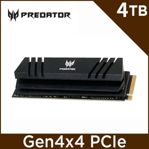 Acer Predator GM7000 4TB M.2 2280 PCIe Gen4x4 SSD固態硬碟 (美光顆粒)