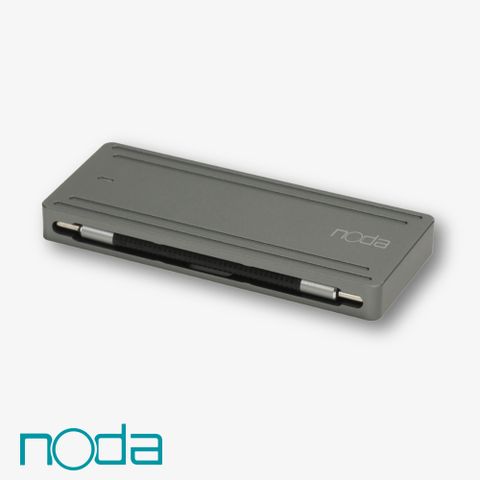 雙協議noda R9 Plus M.2 SSD外接盒 支援SATA/NVMe 獨家收納設計 收納傳輸扁線