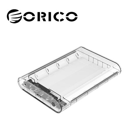 ★原價1299 2.5/3.5吋通用外接盒★ORICO 2.5/3.5 吋 硬碟外接盒-透明(3139U3)