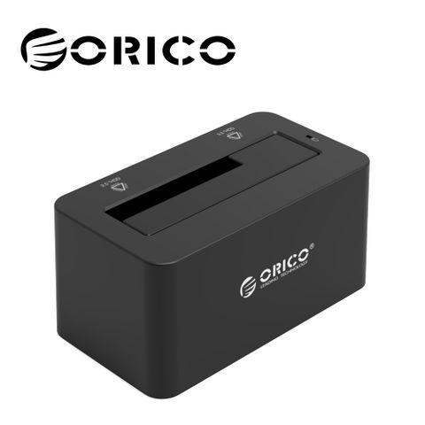 ORICO 2.5吋/3.5吋 單層支援至18TB通用硬碟座-雅典黑(6619US3-V1)