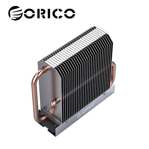 電競而生，散推推薦ORICO M.2 SSD 強效型鋁鰭片導流銅管散熱器 (M2HS7-SV-BP)