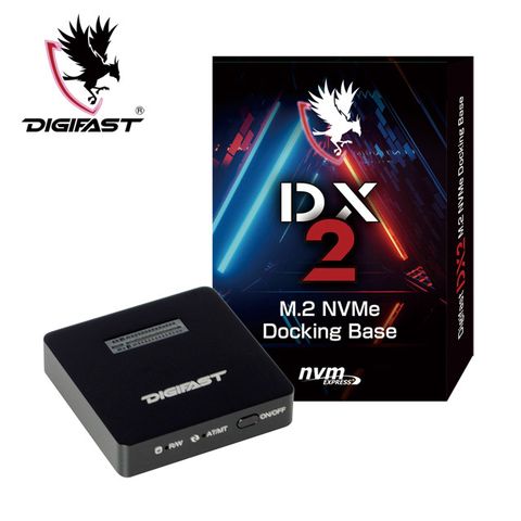 DIGIFAST 迅華 M.2 NVMe DX2 Docking外接座 - 暗夜黑