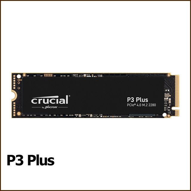 Micron 美光   Crucial P3 Plus Gen4 NVMe  500GB SSD 固態硬碟