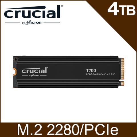 Micron 美光 Crucial T700 4TB (Gen5 M.2) SSD