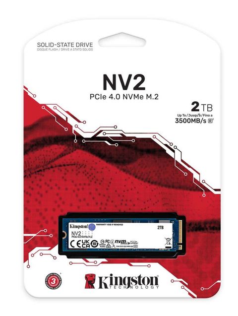 Kingston 金士頓 NV2 2TB 2T SNV2S/2000G PCIE 4.0 SSD 內接固態硬碟