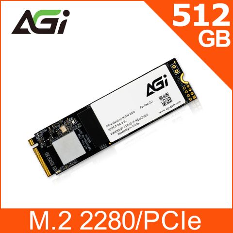 帶Dram/效能更好AGI亞奇雷 AI818 512GB M.2 PCIe Gen4 NVMe 固態硬碟