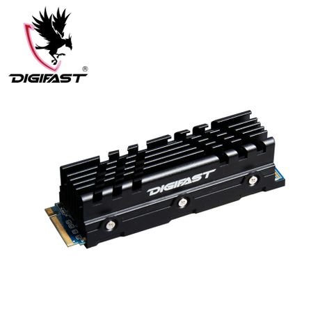 DIGIFAST 迅華 M.2 2280 SSD 專用散熱片組-黑色