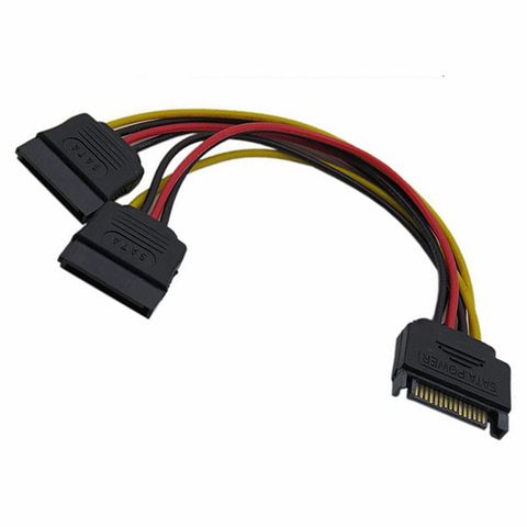 SPACE SATA一分二15pin轉接電源線( 3入一組)