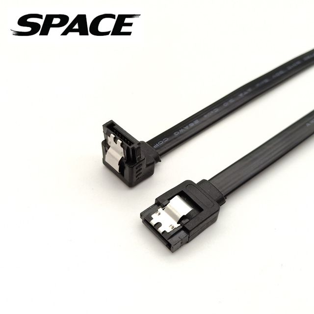 SPACE  SATA 3.0 6Gb/s SSD 固態硬碟線40cm-一彎一直(3入一組