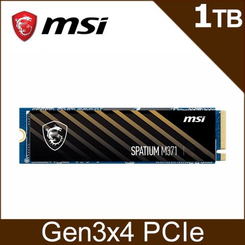 MSI 微星 SPATIUM M371 1TB NVMe M.2 SSD