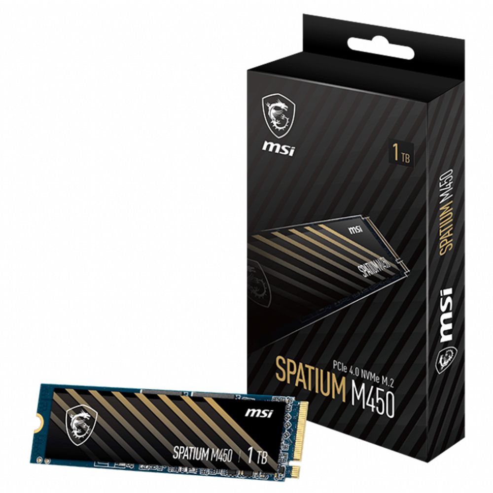 MSI 微星  SPATIUM M450 1TB PCIe 4.0 NVMe M.2 SSD