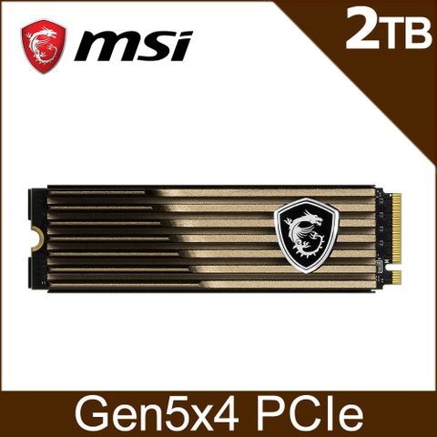 MSI微星 SPATIUM M570 HS 2TB PCIe 5.0 NVMe M.2 SSD