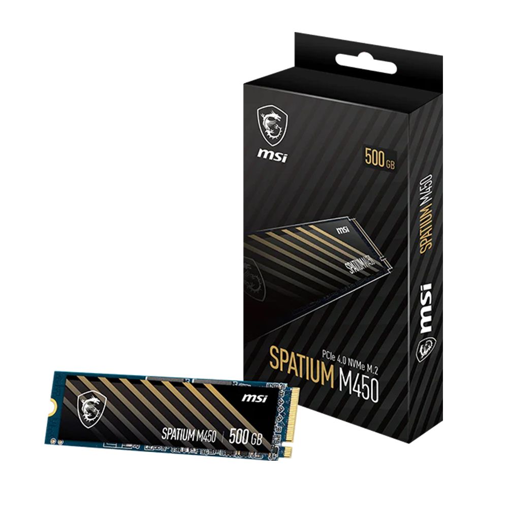 MSI 微星 SPATIUM M450 500GB V1 PCIe 4.0 NVMe M.2 SSD