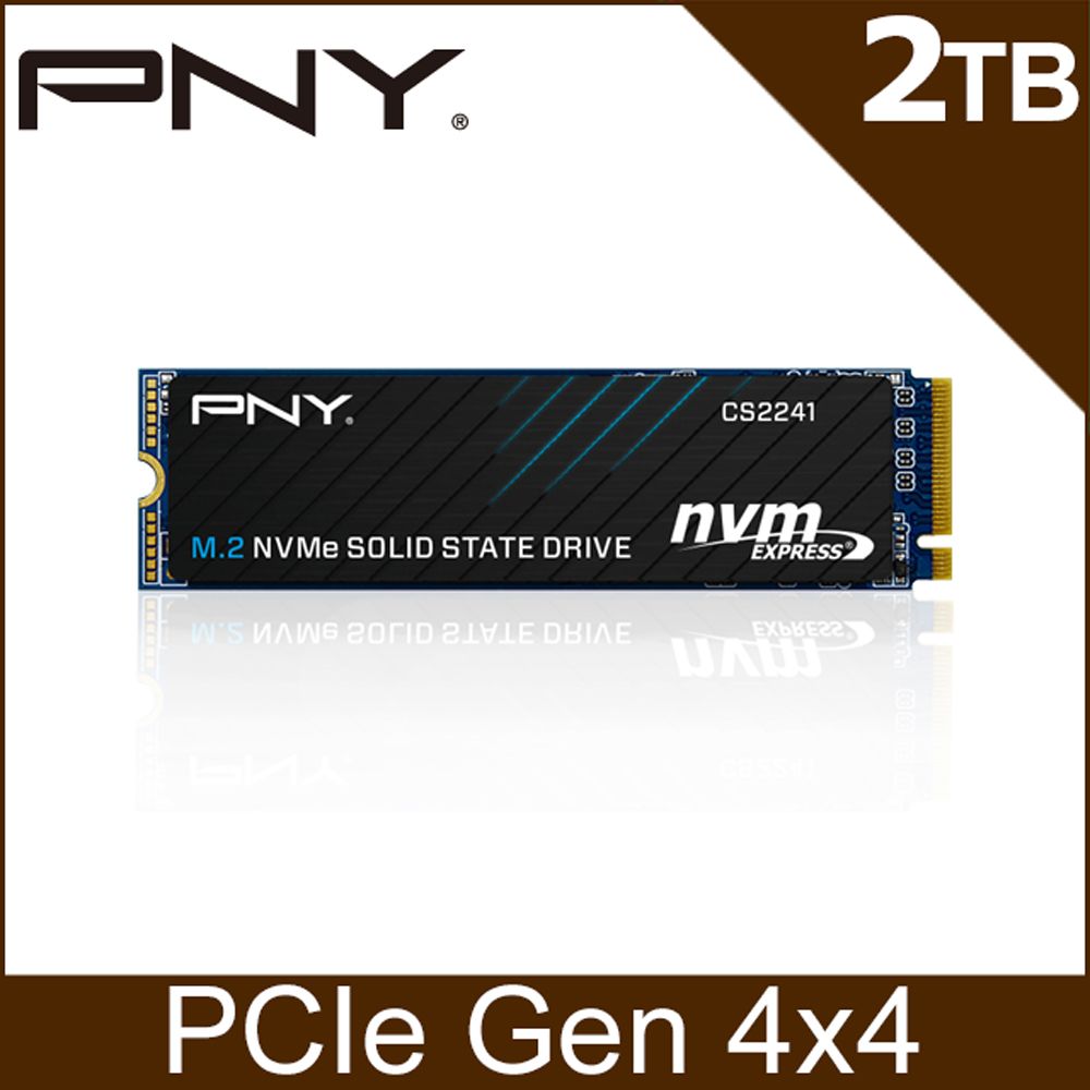 PNY CS2241 2TB M.2 2280 PCIe 4.0 SSD固態硬碟- PChome 24h購物