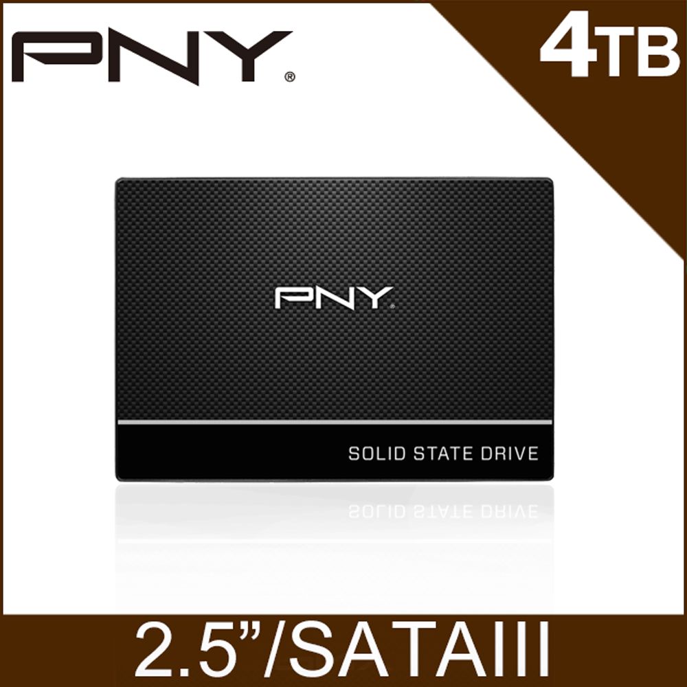 PNY CS900 4TB 2.5吋SATA SSD - PChome 24h購物