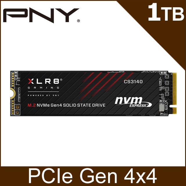 PNY CS2241 500GB M.2 2280 PCIe 4.0 SSD固態硬碟- PChome 24h購物