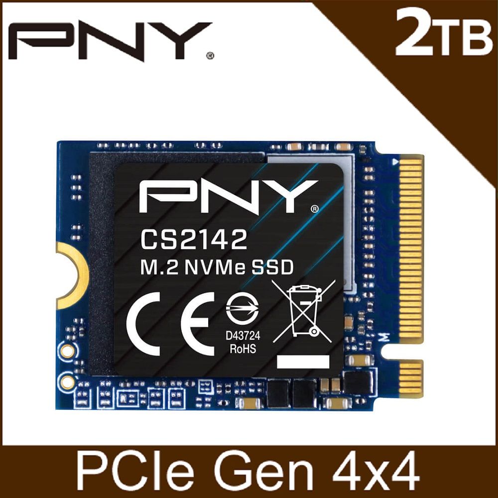 PNY 必恩威  CS2142 2TB M.2 2230 PCIe 4.0 SSD