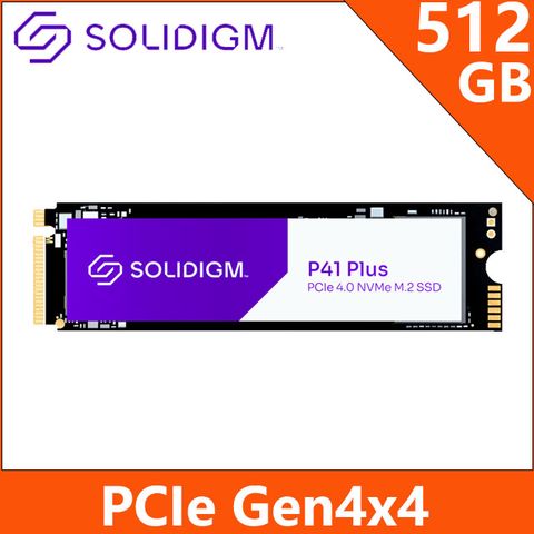 Solidigm P41 Plus系列 512G M.2 2280 PCI-E 固態硬碟