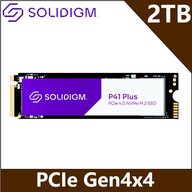 Solidigm 思得 Solidigm P41 Plus系列 2TB M.2 2280 PCI-E 固態硬碟