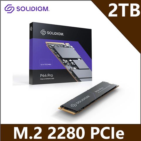 Solidigm P44 Pro系列 2TB M.2 2280 PCI-E 固態硬碟