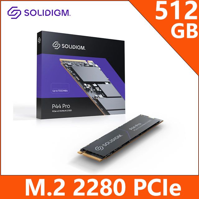 Solidigm 思得 Solidigm P44 Pro系列 512G M.2 2280 PCI-E 固態硬碟