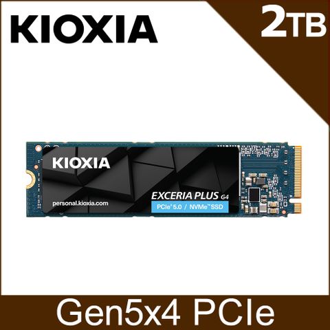 KIOXIA 鎧俠 Exceria Plus G4 SSD M.2 2280 PCIe NVMe 2TB Gen5x4 (BOX)