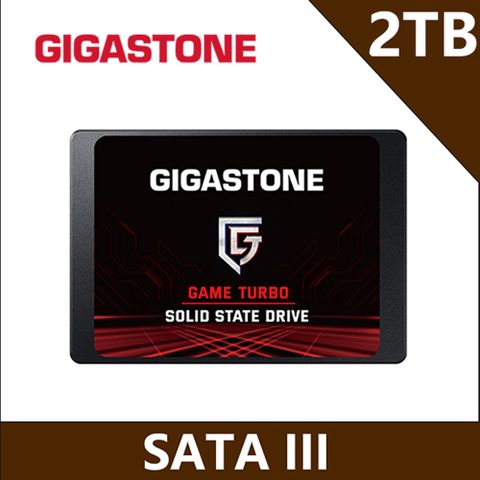 Gigastone Game Turbo SSD 2TB SATA III 2.5吋固態硬碟(最高讀取560MB/s)