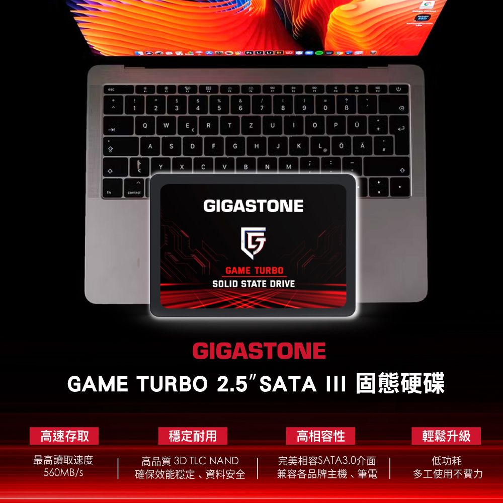 GIGASTONE Game Turbo 2TB SATAⅢ 固態硬碟SSD - PChome 24h購物