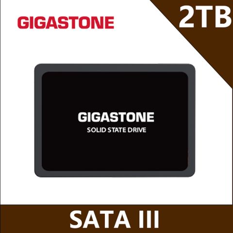 Gigastone SSD 2TB SATA III 2.5吋高效固態硬碟(最高讀取速度520MB/s / 寫入速度480MB/s)