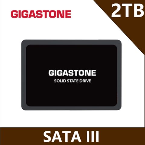 Gigastone 立達 SSD 2TB SATA III 2.5吋高效固態硬碟(最高讀取速度520MB/s / 寫入速度480MB/s)