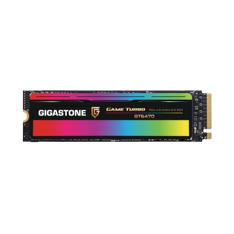 GIGASTONE GT6470 500GB PCIe Gen4 GAME TURBO M.2固態硬碟(7000MB/s/五年保固/NVMe SSD)