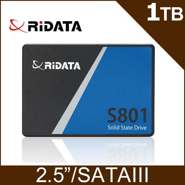 RIDATA 錸德 S801 1TB SATA_III 2.5吋 SSD固態硬碟