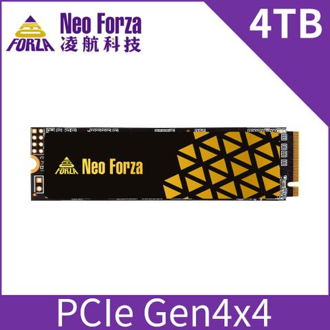 Neo Forza 凌航 NFP4Q5  4TB  Gen4x4  M.2 2280 PCIe 固態硬碟