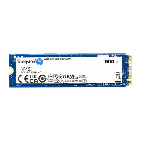 Kingston 金士頓 NV3 500GB Gen4 PCIe SSD 固態硬碟 (SNV3S/500G)