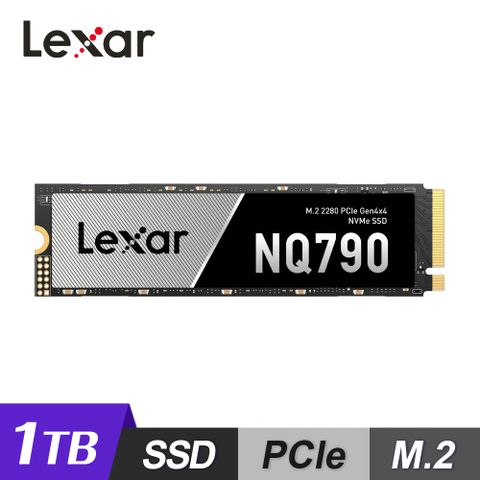 Lexar 雷克沙 NQ790 M.2 2280 PCIe Gen4x4 NVMe 1TB 固態硬碟